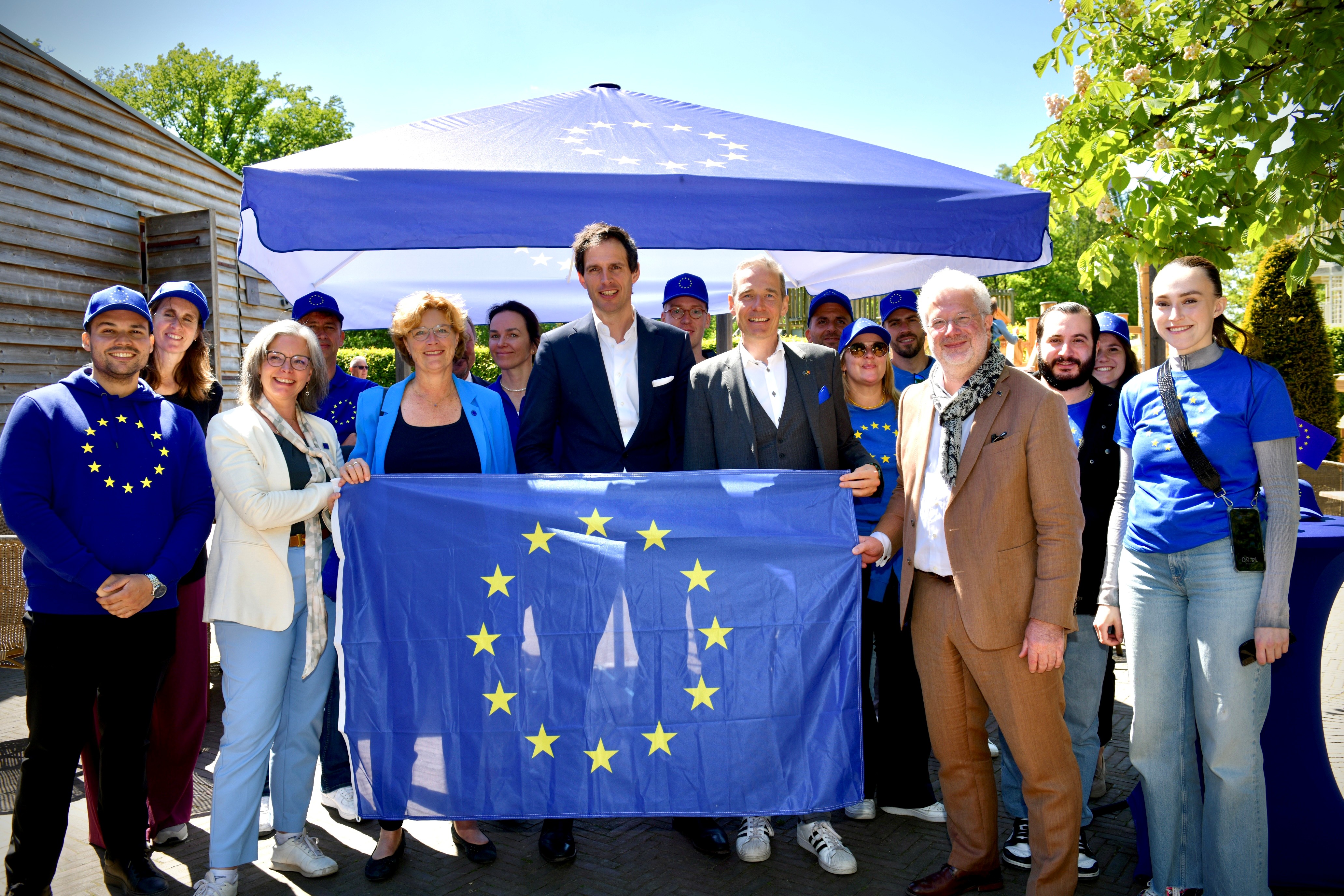 Het team van de Europese Commissie in Vaals