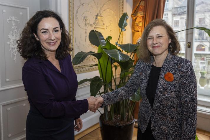 Visit of Vĕra Jourová, Vice-President of the European Commission, to the Netherlands