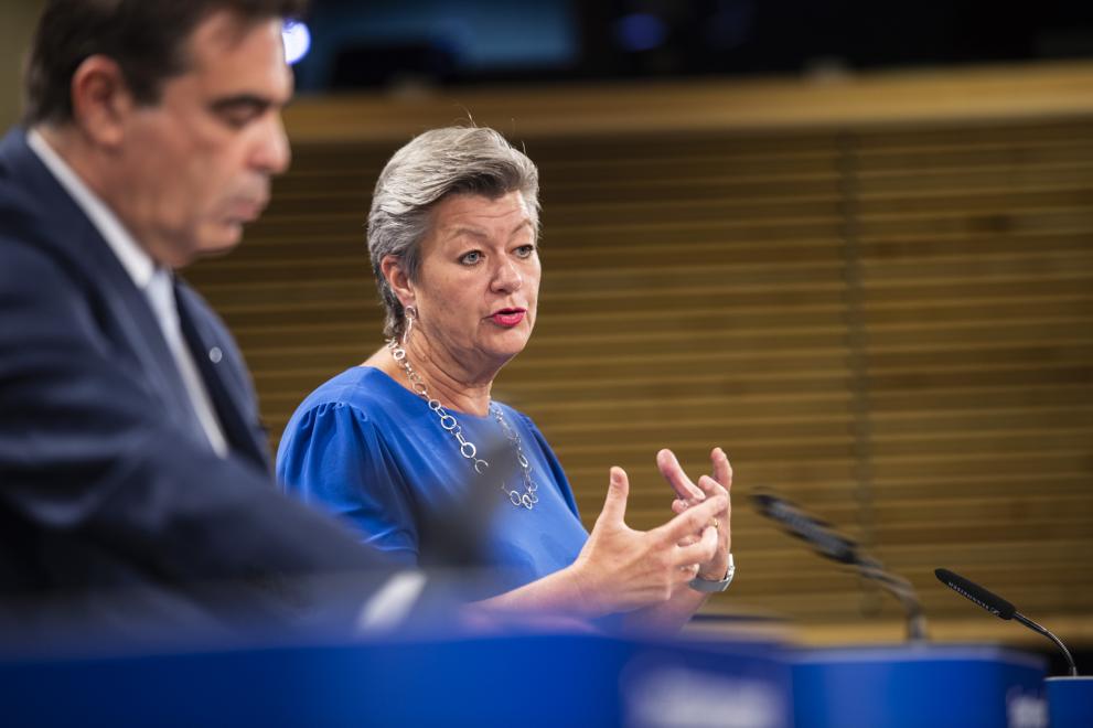 Read-out of the weekly meeting of the von der Leyen Commission by Margaritis Schinas, Vice-President of the European Commission, and Ylva Johansson, European Commissioner, on developments under the New Pact on Migration and Asylum and stepping up the…