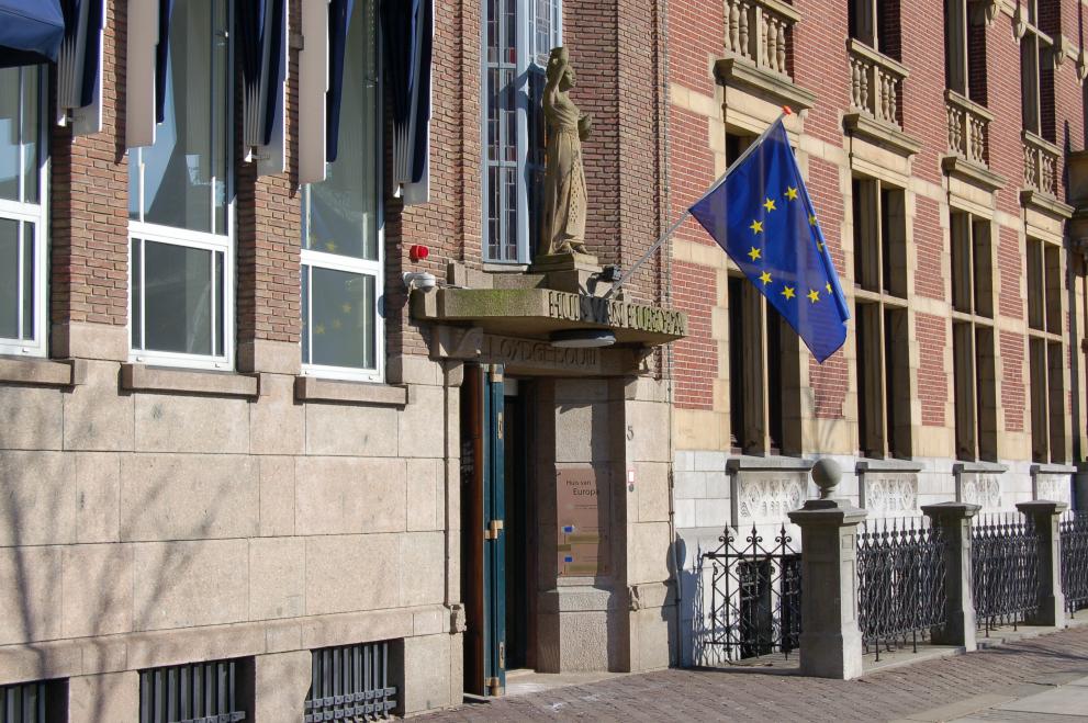 Het Huis van Europa in het centrum van Den Haag 