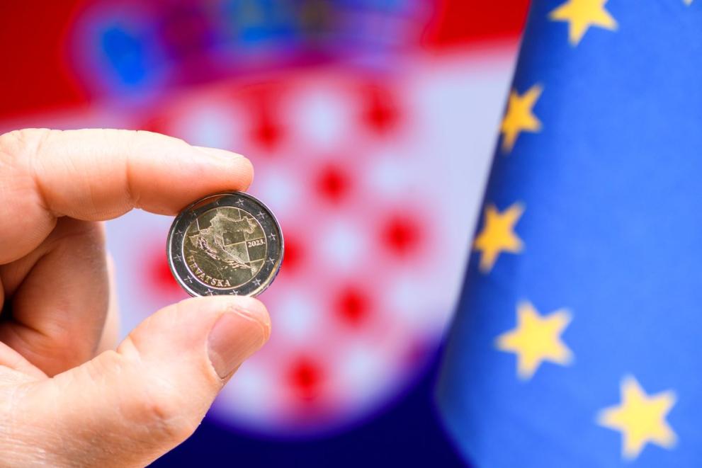 De euro ingevoerd in Kroatië 