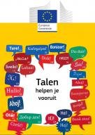 Cover brochure: Talen helpen je vooruit