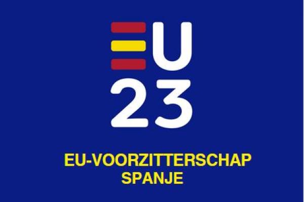 Dit is het logo van het Spaans EU-voorzitterschap